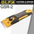 OLFA Compact Slim Glass Scraper S/steel Blade 40mmx18mm Inc 6 Blades
